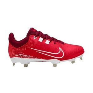 Nike Hyperdiamond 4 Pro Metal Softball Cleats CZ5920-616 Red Size 6.5